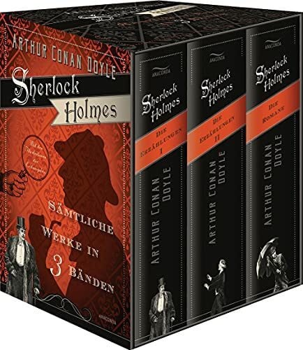 Doyle, Arthur Conan Sherlock Holmes - Sämtliche Werke in 3 Bänden (Die Erzählungen I, Die Erzählungen II, Die Romane) (3 Bände im Schuber)