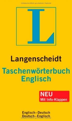 Langenscheidt, Redaktion von Langenscheidt Taschenwörterbuch Englisch: Englisch-Deutsch/Deutsch-Englisch: Langenscheidts Taschenworterbuch Englisch (Eng/Deu/Deu/Eng) (Langenscheidt Taschenwörterbücher)