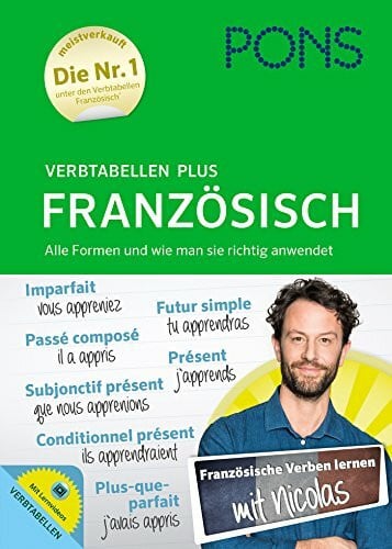 PONS Verbtabellen Plus Französisch - Mit persönlichem Lehrer, Lernvideos und Online-Übungen: Verbtabellen mit Lernvideos und Online-Übungen