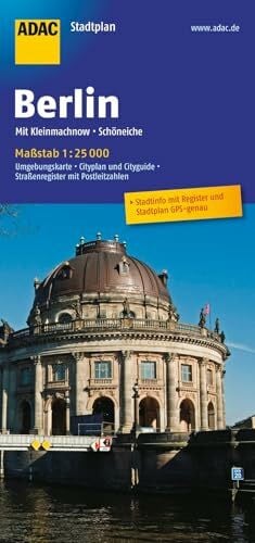 ADAC Kartografie ADAC Stadtplan Berlin 1:25.000: mit Kleinmanchow und Schöneiche