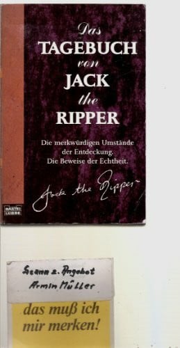 Harrison, Shirley Das Tagebuch von Jack the Ripper (Allgemeine Reihe. Bastei Lübbe Taschenbücher)