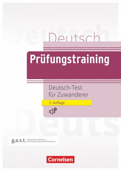 Maenner, Dieter Prüfungstraining DaF - A2/B1: Deutsch-Test für Zuwanderer - Übungsbuch mit Lösungen und Audios als Download (2. Auflage 2022) - Mit Hörtexten und Beispielen