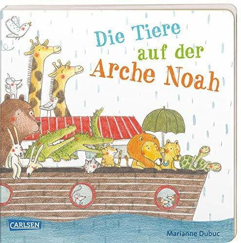 Wimmer, Ingrun Die Tiere auf der Arche Noah: Ein Pappbilderbuch für Kinder ab 2 Jahren. Aus Sicht der Tiere, mit vielen Bildern und wenig Text augenzwinkernd erzählt (Die Großen Kleinen)