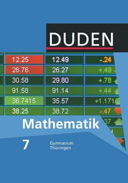 Busch, Margrit Duden Mathematik - Sekundarstufe I - Gymnasium Thüringen: Schülerbuch - 7. Schuljahr