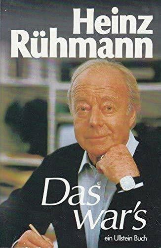 Rühmann, Heinz Das war's: Erinnerungen