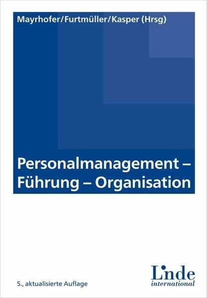 Kasper, Helmut Personalmanagement - Führung - Organisation (Linde Lehrbuch)
