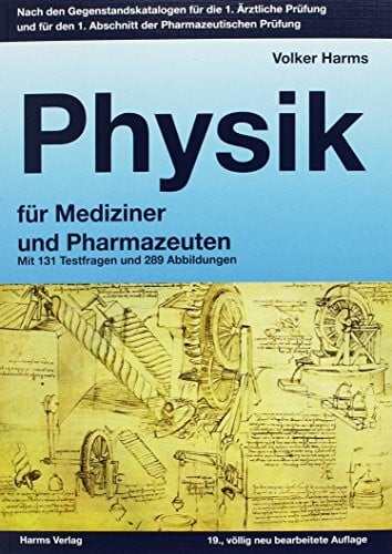 Harms Dr. med., Volker Physikpaket: Physik für Mediziner und Pharmazeuten: Lehrbuch und Übungsbuch zusammen als Paket zum reduzierten Preis