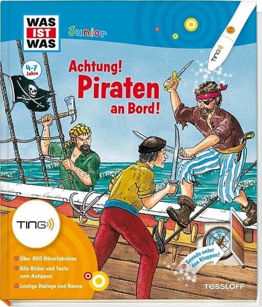 Lickleder, Martin Piraten an Bord: 600 Hörerlebnisse und Sounds unter den Klappen: Über 600 Hörerlebnisse. Alle Bilder und Texte zum Antippen. Lustige Dialoge und ... Piratennest (Antippen, Spielen, Lernen!)