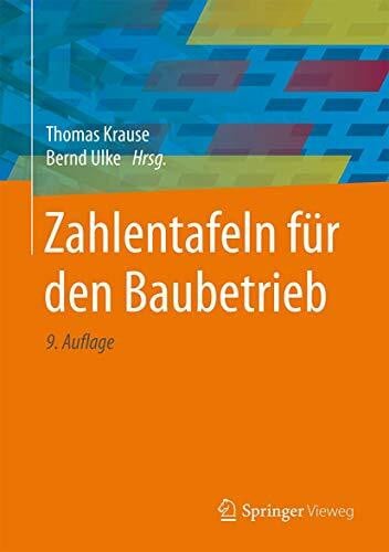 Ulke, Bernd Zahlentafeln für den Baubetrieb