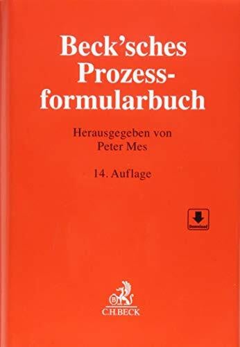 Zuck, Holger Beck'sches Prozessformularbuch: Mit Freischaltcode zum Download der Formulare (ohne Anmerkungen)