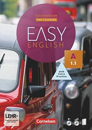 Cornford, Annie Easy English - A1: Band 1: Kursbuch - Fassung für Kursleitende - Mit Audio-CDs, Phrasebook, Aussprachetrainer und Video-DVD