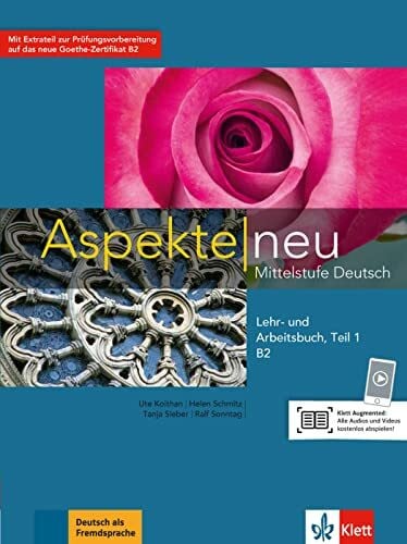 Sonntag, Ralf Aspekte neu in Halbbanden: Lehr- und Arbeitsbuch B2 Teil 1 mit CD: Mittelstufe Deutsch. Lehr- und Arbeitsbuch mit Audio-CD, Teil 1 (Aspekte neu: Mittelstufe Deutsch)