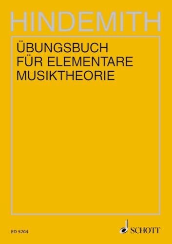 Hindemith, Paul Übungsbuch für elementare Musiktheorie