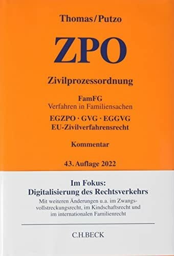 Nordmeier, Carl Friedrich Zivilprozessordnung: FamFG Verfahren in Familiensachen, EGZPO, GVG, EGGVG, EU-Zivilverfahrensrecht (Gelbe Erläuterungsbücher)