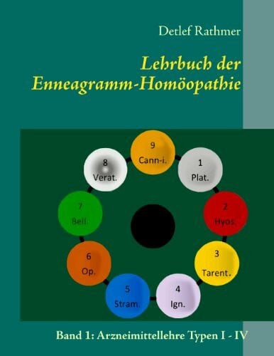 Rathmer, Detlef Lehrbuch der Enneagramm-Homöopathie: Band 1: Arzneimittellehre Typen I - IV