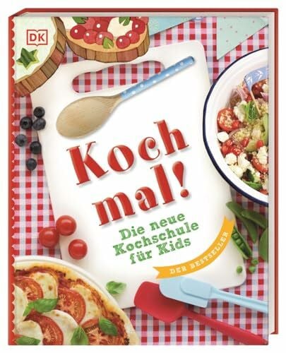 DK Verlag Koch mal!: Die neue Kochschule für Kids. Die wichtigsten Koch- und Backmethoden lernen. Der Bestseller mit tollen Rezepten und vielen Bildern. Für Kinder ab 8 Jahren