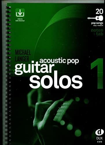 Langer, Michael Acoustic Pop Guitar Solos 1: Noten & TAB - easy/medium