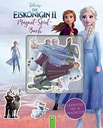 Schwager & Steinlein Verlag Die Eiskönigin 2 Magnet-Spiel-Buch. Frozen-Magnetbuch mit Elsa und Anna: Zauberhafter Vorlesegeschichte mit 16 Magneten. Für kleine Disney-Fans ab 4 Jahren