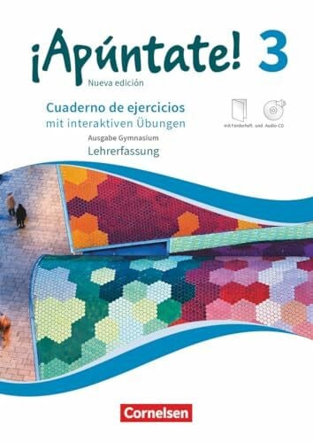Elices Macias, Amparo ¡Apúntate!|NULL|Spanisch als 2. Fremdsprache - Ausgabe 2016|Band 3|Gymnasium|NULL|Cuaderno de ejercicios mit interaktiven Übungen online - ... Förderheft, Audio-CD und Audios online