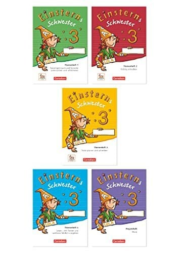 Sorg, Jutta Einsterns Schwester - Sprache und Lesen - Neubearbeitung: 3. Schuljahr - Themenhefte 1-4 und Projektheft mit Schuber: Verbrauchsmaterial (Einsterns ... und Lesen - Ausgabe 2015, 3. Schuljahr)
