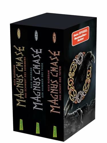 Haefs, Gabriele Magnus Chase: Taschenbuchschuber: Band 1-3 der lustigen Fantasy-Buchreihe ab 12 Jahren über nordische Mythen und einen (fast) normalen Typen