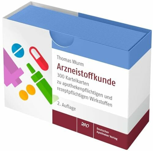 Wurm, Thomas Arzneistoffkunde: Karteikarten zu apothekenpflichtigen und rezeptpflichtigen Wirkstoffen