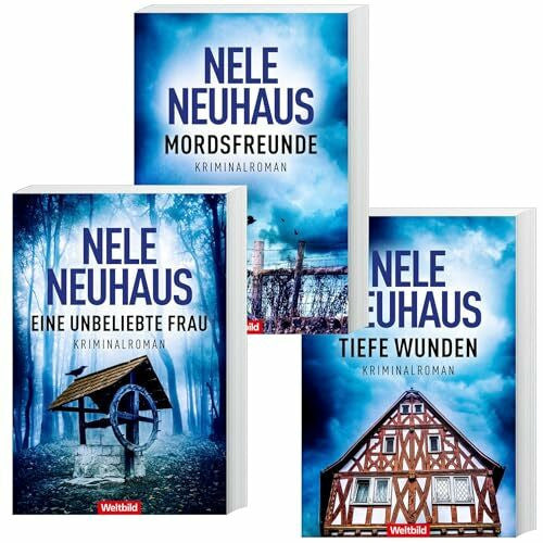 NELE NEUHAUS Eine unbeliebte Frau/Mordsfreunde/Tiefe Wunden / Oliver von Bodenstein Bd. 1-3