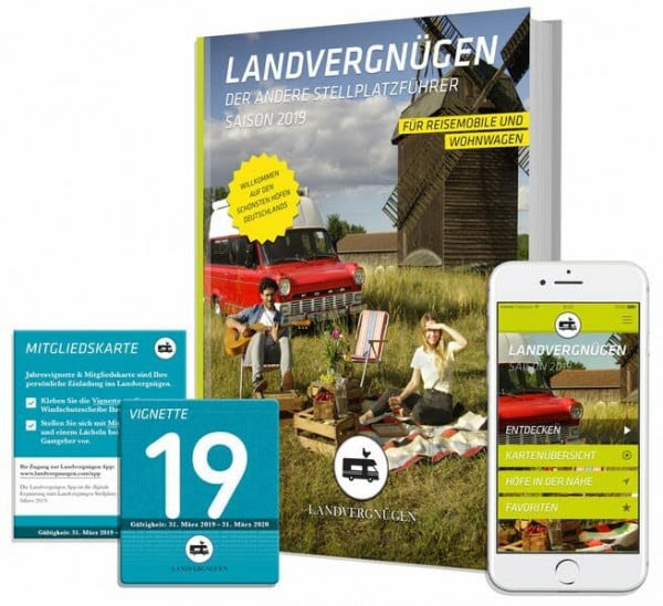 Landvergnügen UG (haftungsbeschränkt) Landvergnügen Deutschland: Der andere Stellplatzführer Saison 2019