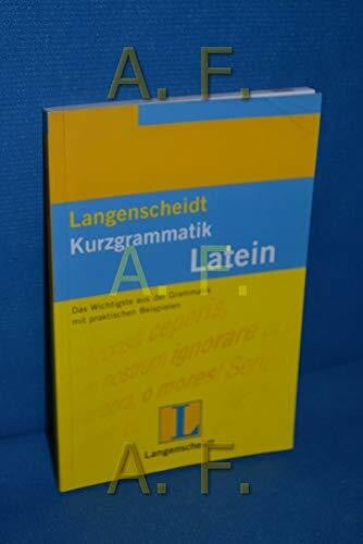Langenscheidts Kurzgrammatik, Latein