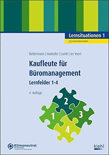 ter Voert, Ulrich Kaufleute für Büromanagement - Lernsituationen 1: Lernfelder 1-4