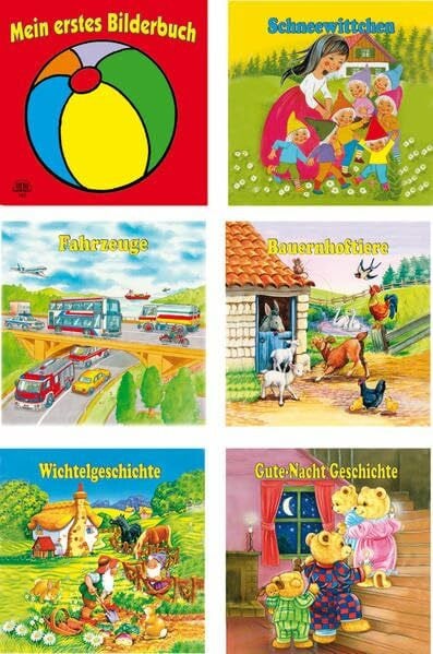 unbekannt Pappebuch - 6 Motive