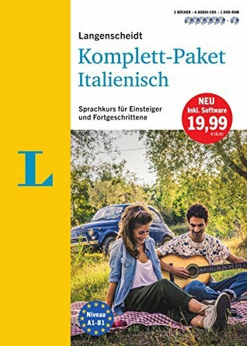 Langenscheidt, Redaktion Langenscheidt Komplett-Paket Italienisch - Sprachkurs mit 2 Büchern, 6 Audio-CDs, 1 DVD-ROM, MP3-Download: Sprachkurs für Einsteiger und Fortgeschrittene