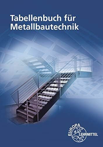 Pahl, Hans-Joachim Tabellenbuch für Metallbautechnik