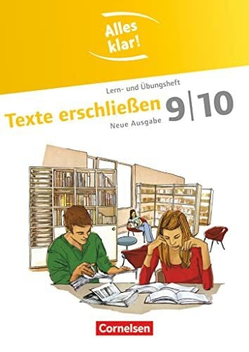 Rencker, Tanja Alles klar! - Deutsch - Sekundarstufe I - 9./10. Schuljahr: Texte erschließen - Lern- und Übungsheft mit beigelegtem Lösungsheft
