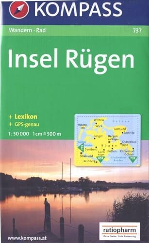 KOMPASS-Karten GmbH Insel Rügen: 1:50.000. Wandern / Rad. GPS-genau