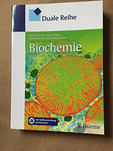 Hauser, Karin Duale Reihe Biochemie: Mit Stoffwechselweg-Animation. Mit Code im Buch + campus.thieme.de (Reihe, DUALE REIHE)