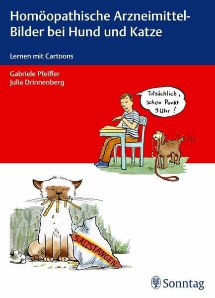 Drinnenberg, Julia Homöopathische Arzneimittel-Bilder bei Hund und Katze: Lernen mit Cartoons