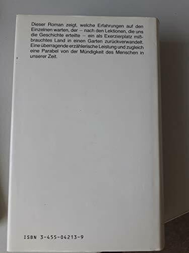 Lenz, Siegfried Exerzierplatz. Roman