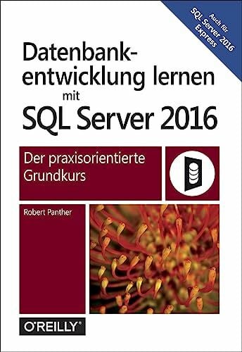 Panther, Robert Datenbankentwicklung lernen mit SQL Server 2016: Der praxisorientierte Grundkurs