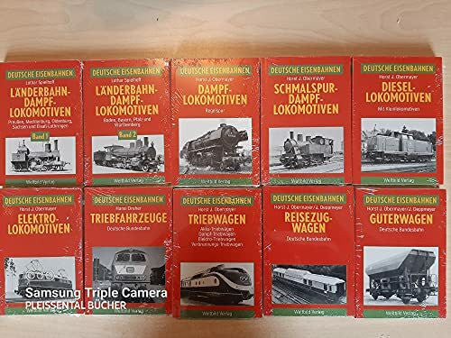 Lothar Spielhoff Deutsche Eisenbahnen, Ausführliche Dokumentation der Geschichte der deutschen Eisenbahn in 10 Bänden