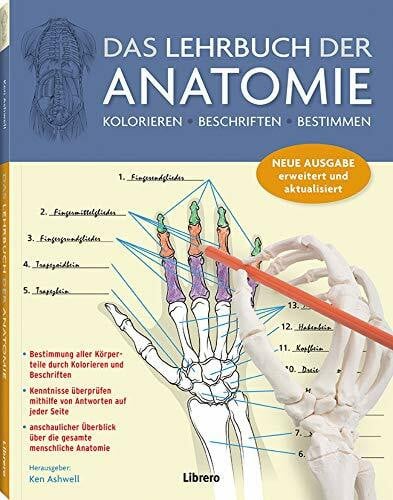 Albertine Ph.D., Kurt H. Das Lehrbuch der Anatomie: Kolorieren - Beschriften - Bestimmen