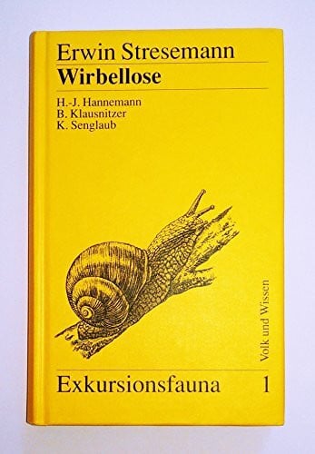 Hans-Joachim Hannemann Wirbellose (ohne Insekten)