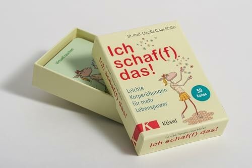 Croos-Müller, Claudia Ich schaf(f) das!: Leichte Körperübungen für mehr Lebenspower. 50 Karten - Mit Stülpdeckelschachtel und Booklet (Claudia Croos-Müller, Band 8)