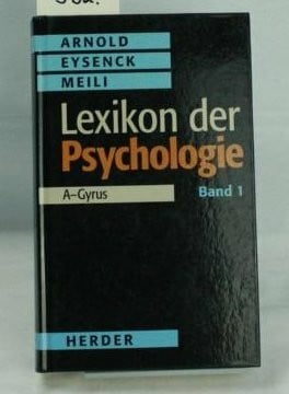 Meili, Richard Lexikon der Psychologie