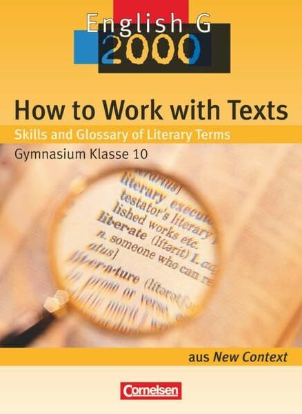 Woppert, Allen J. How to Work with Texts - Skills and Glossary of Literary Terms: Textheft