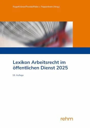 Ruge, Jan Lexikon Arbeitsrecht im öffentlichen Dienst 2025