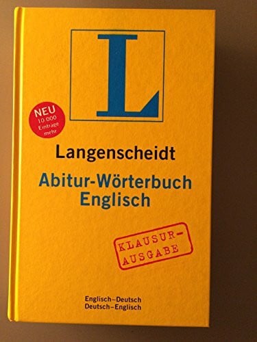Langenscheidt, Redaktion Langenscheidt Abitur-Wörterbuch Englisch: Klausurausgabe, Englisch-Deutsch/Deutsch-Englisch