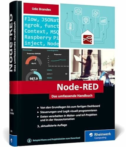Brandes, Udo Node-RED: Das umfassende Handbuch in 3. Auflage – Visuelles Programmieren leicht gemacht