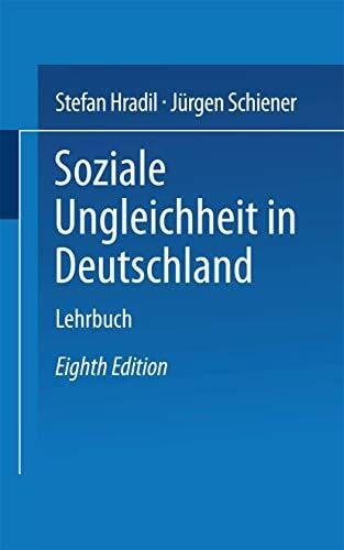 Schiener, Jürgen Soziale Ungleichheit in Deutschland