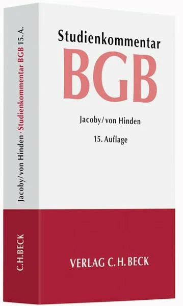 Kropholler, Jan Bürgerliches Gesetzbuch: Studienkommentar